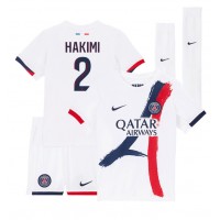 Camiseta Paris Saint-Germain Achraf Hakimi #2 Segunda Equipación Replica 2024-25 para niños mangas cortas (+ Pantalones cortos)